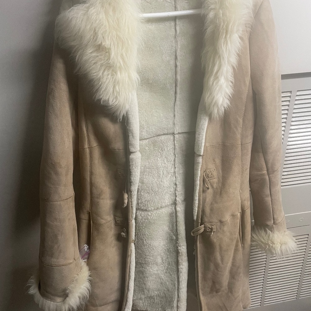 Long fur coat